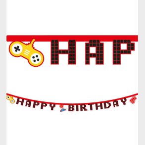 Decorata Party Happy Birthday Banner - Gaming Party