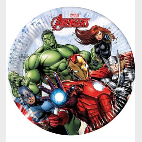 Decorata Party Paptallerkner - 8-pak - 19,5 cm - Avengers Infini