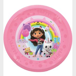 Decorata Party Plastiktallerkner - 4-pak - 21 cm - Gabby's Dollh