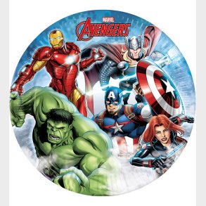 Decorata Party Paptallerkner - 8-pak - 23 cm - Avengers Infinity