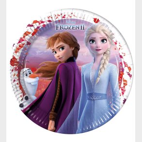 Decorata Party Paptallerkner - 8-pak - 23 cm - Frozen II