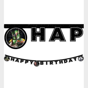 Decorata Party Happy Birthday Banner - Star Wars Galaxy