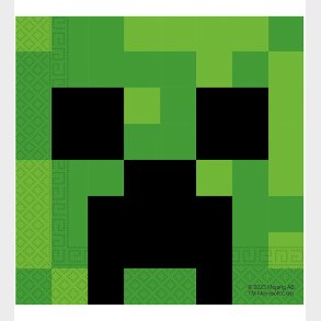 Decorata Party Servietter - 20-pak - 33x33 cm - Minecraft