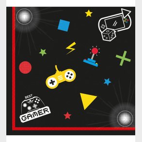Decorata Party Servietter - 20-pak - 33x33 cm - Gaming Party
