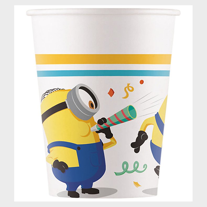Decorata Party Papkrus - 8-pak - 200 ml - Minions: The Rise Of G