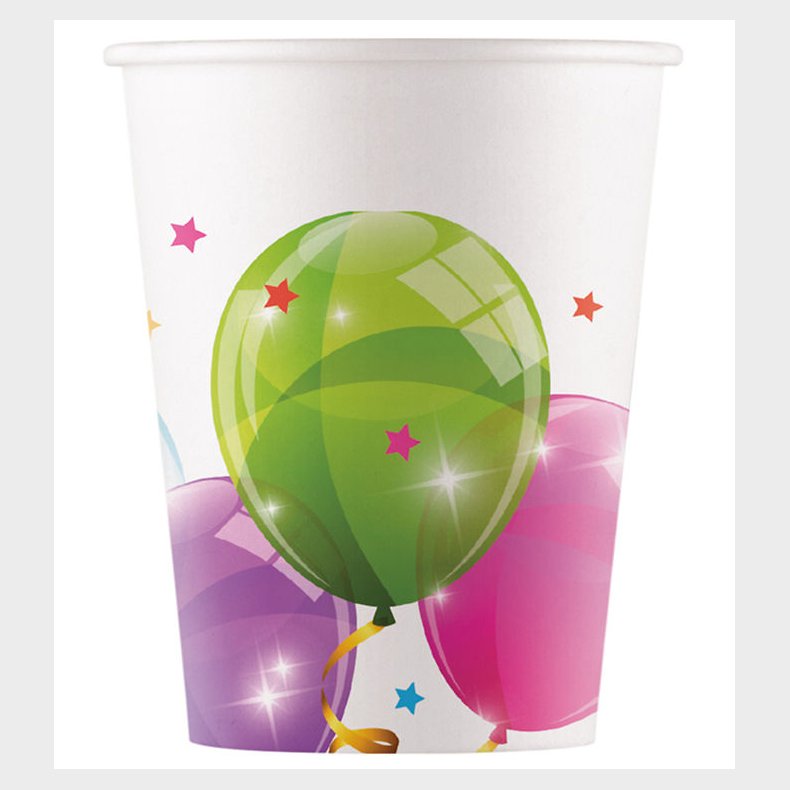 Decorata Party Papkrus - 8-pak - 200 ml - Sparkling Balloons