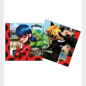 Decorata Party Servietter - 20-pak - 33x33 cm - Miraculous Ladyb