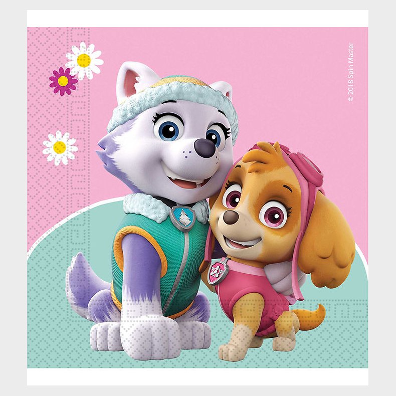 Decorata Party Servietter - 20-pak - 33x33 cm - Paw Patrol Skye