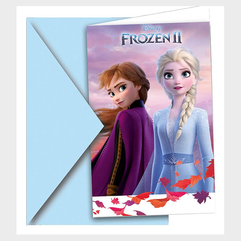 Decorata Party Invitationer - 6-pak - Frozen II