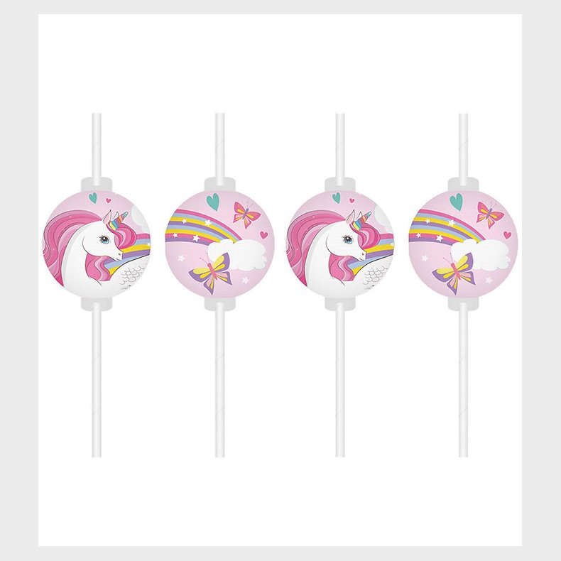 Decorata Party Sugerr - 4-pak - Unicorn Rainbow Colors