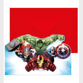 Decorata Party Invitationer - 6-pak - Avengers Infinity Stones