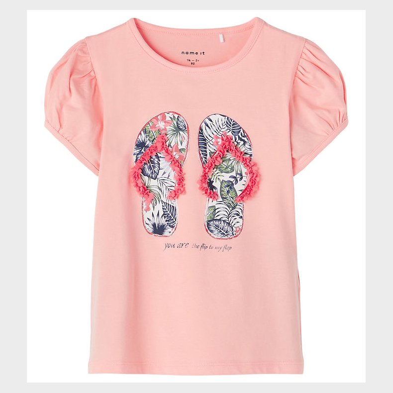 Name It T-shirt - NmfPflorida - Peach Bud