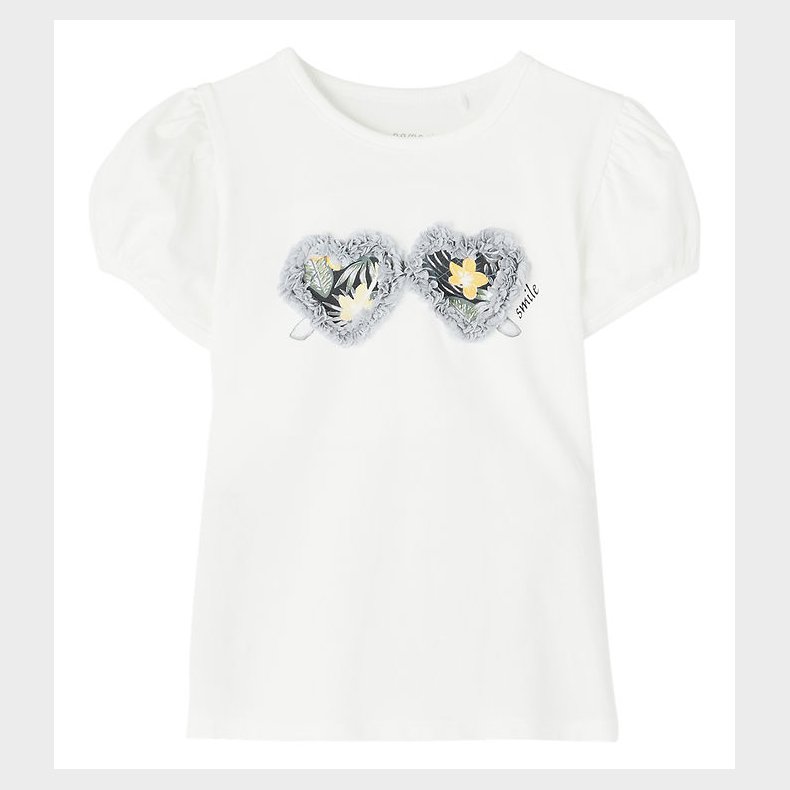 Name It T-shirt - NmfPflorida - Bright White