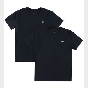 GANT T-shirt - 2-pak - Sort