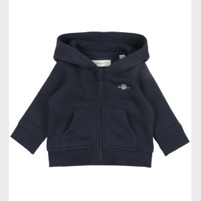 GANT Cardigan - Shield - Evening Blue