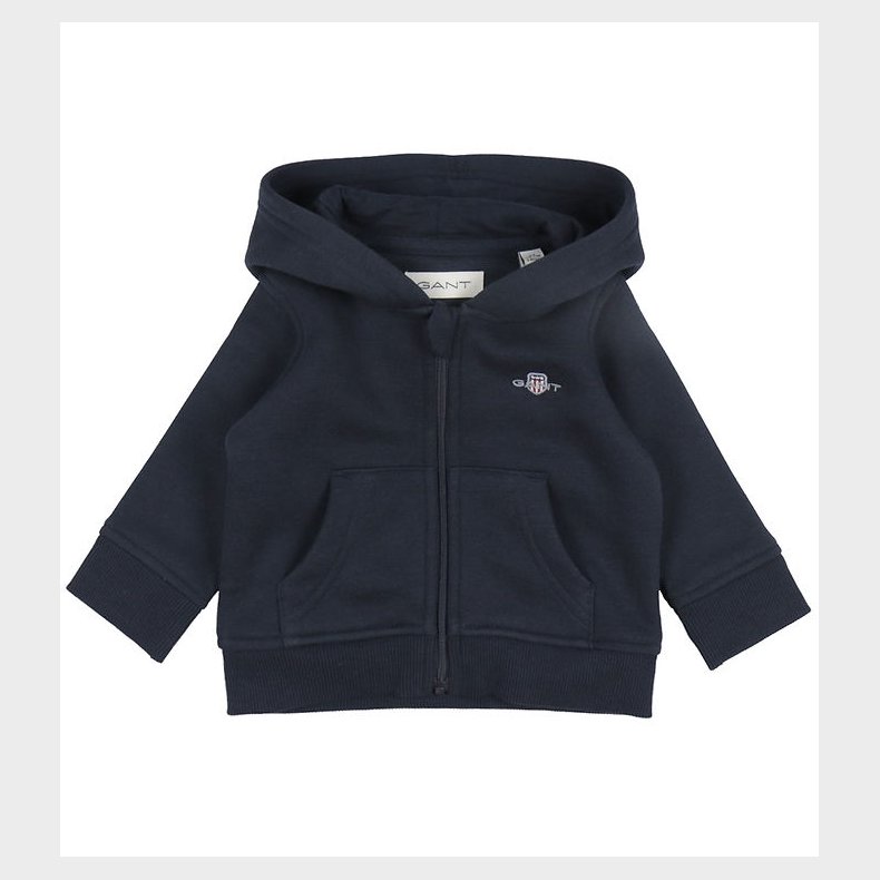 GANT Cardigan - Shield - Evening Blue