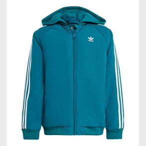 adidas Originals Dynejakke - Petroleum m. Hvid