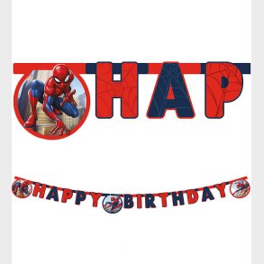 Decorata Party Happy Birthday Banner - Spider-Man Crime Fighter