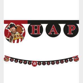 Decorata Party Happy Birthday Banner - Island Pirates