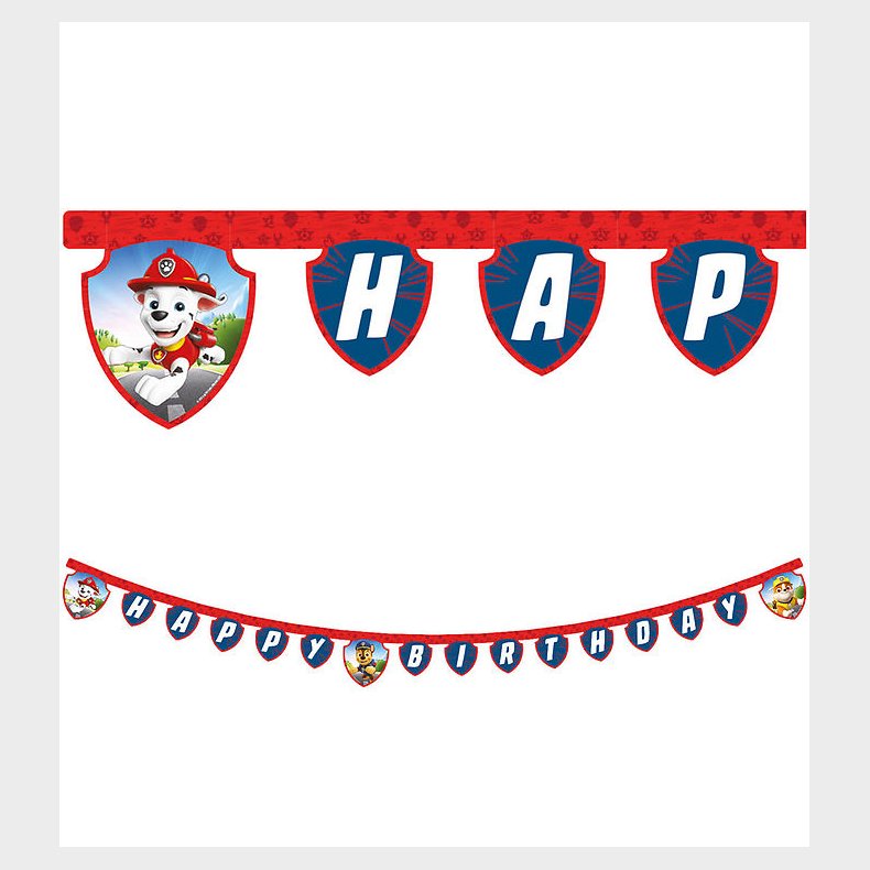 Decorata Party Happy Birthday Banner - Paw Patrol Rescue Heroes
