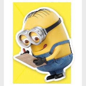 Decorata Party Invitationer - 6-pak - Minions: The Rise Of Gru