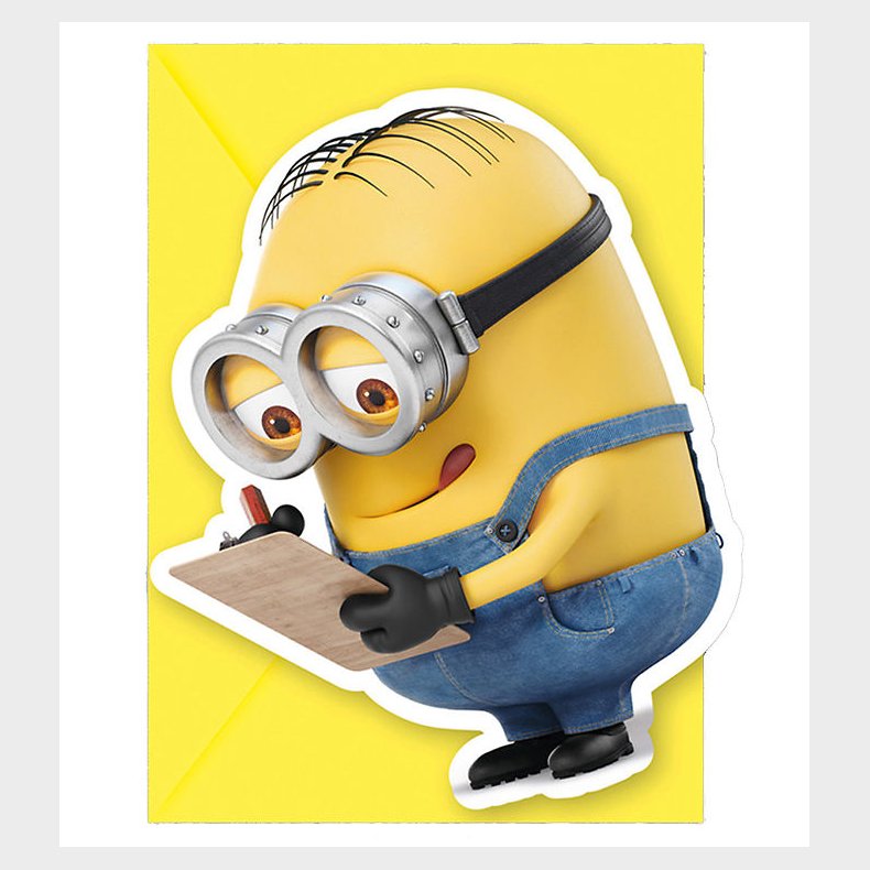 Decorata Party Invitationer - 6-pak - Minions: The Rise Of Gru