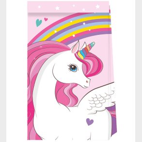 Decorata Party Slikposer - 4-pak - Unicorn Rainbow Colors