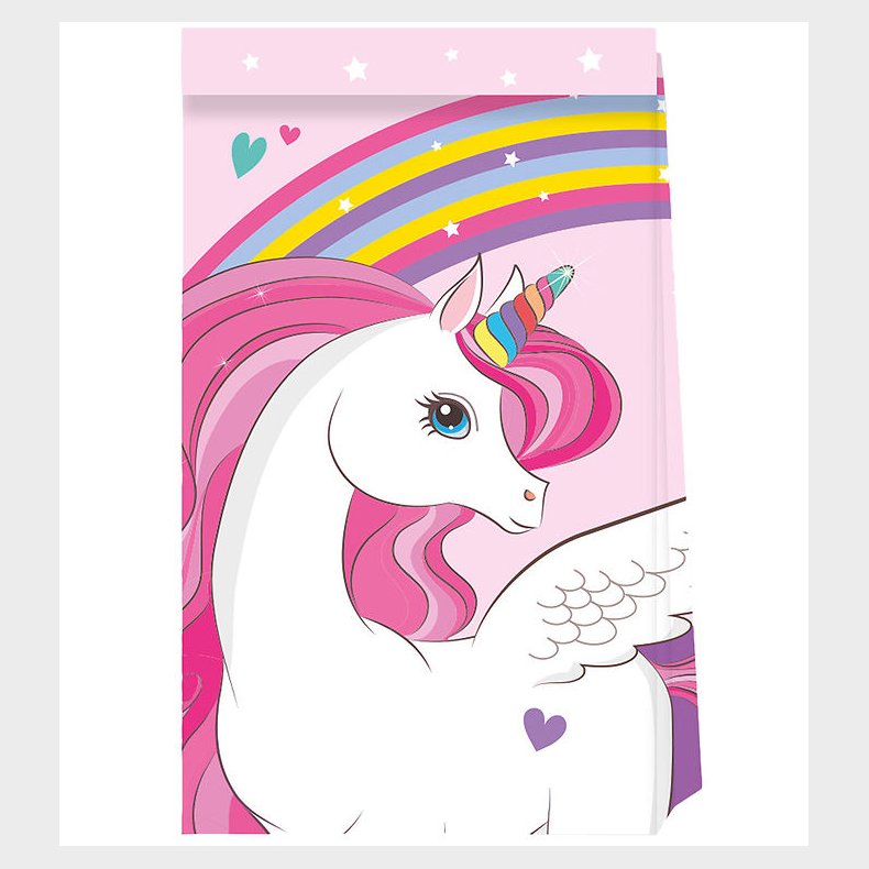 Decorata Party Slikposer - 4-pak - Unicorn Rainbow Colors