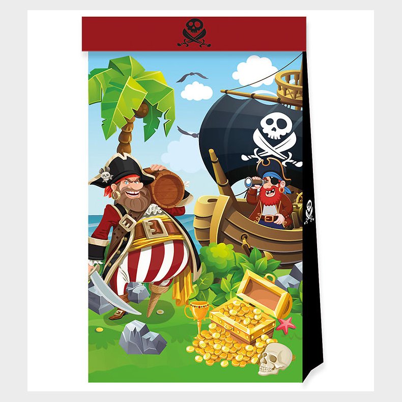 Decorata Party Slikposer - 4-pak - Island Pirates