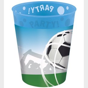 Decorata Party Plastikkopper - 4-pak - 250 ml - Soccer Fans