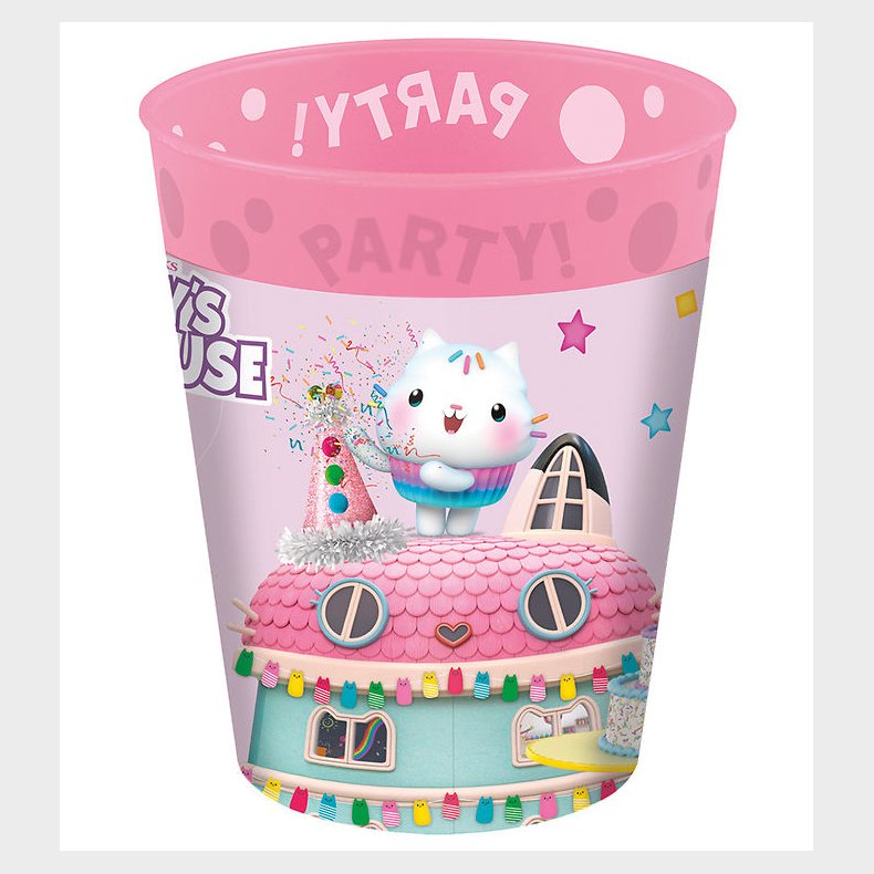 Decorata Party Plastikkopper - 4-pak - 250 ml - Gabby's Dollhous