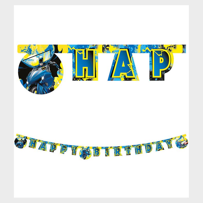 Decorata Party Happy Birthday Banner - Batman Rogue Rage