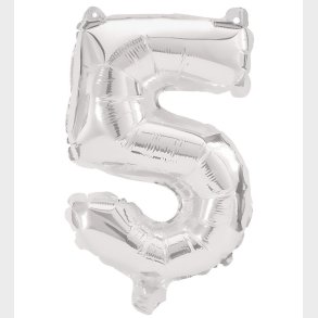 Decorata Party Foileballon - 85 cm - No 5 - Slv