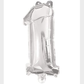 Decorata Party Foileballon - 85 cm - No 1 - Slv