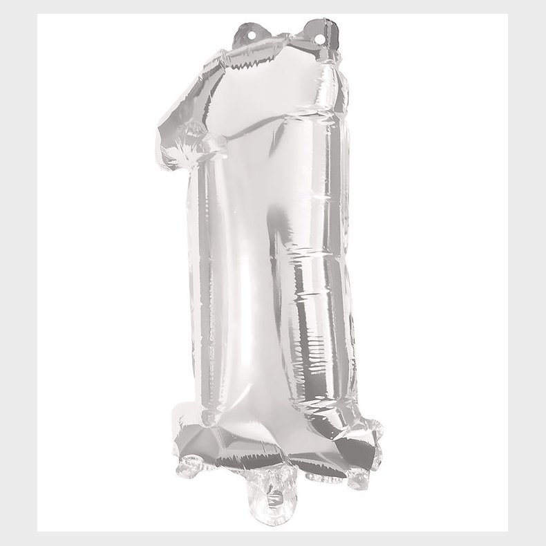 Decorata Party Foileballon - 85 cm - No 1 - Slv