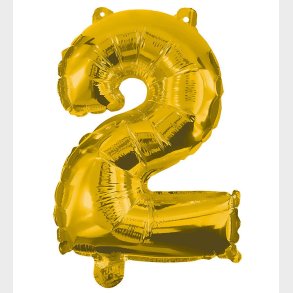 Decorata Party Foileballon - 85 cm - No 2 - Guld