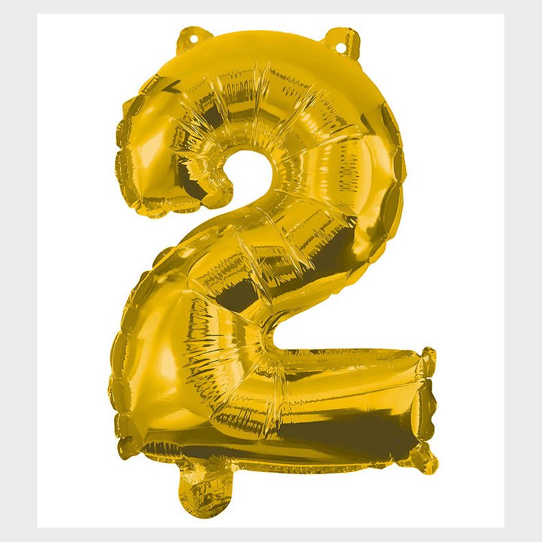 Decorata Party Foileballon - 85 cm - No 2 - Guld
