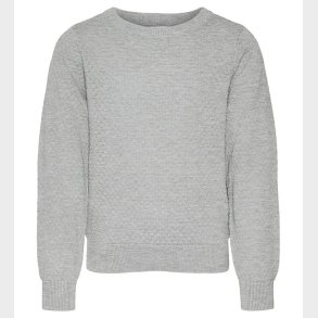 Vero Moda Girl Bluse - VmCare - Noos - Strik - Light Grey Melang