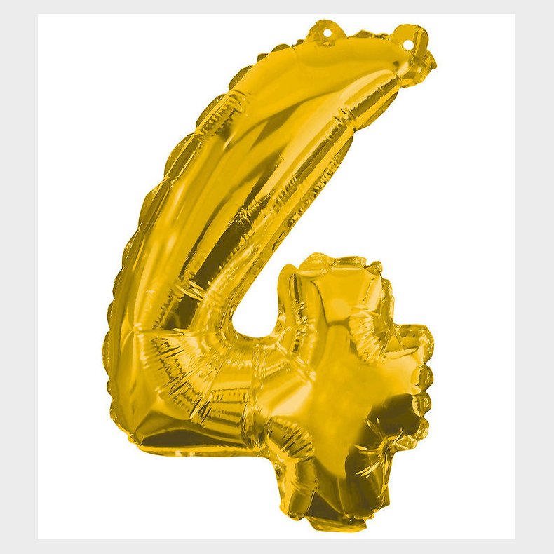 Decorata Party Foileballon - 85 cm - No 4 - Guld