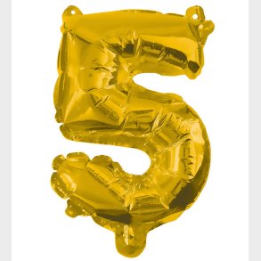 Decorata Party Foileballon - 85 cm - No 5 - Guld