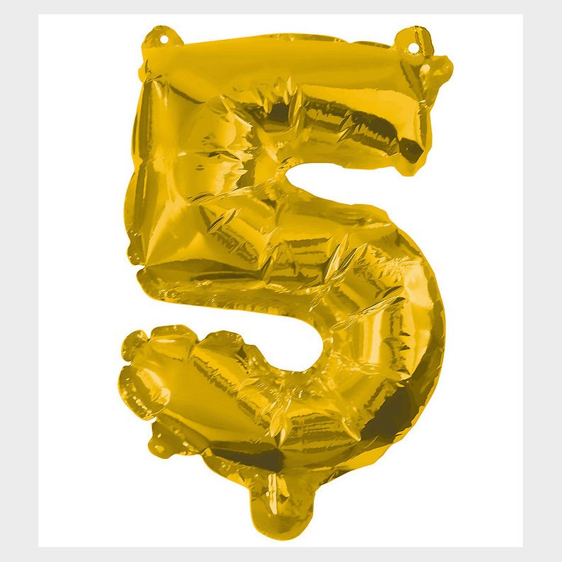 Decorata Party Foileballon - 85 cm - No 5 - Guld