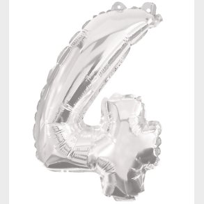 Decorata Party Foileballon - 95 cm - No 4 - Slv