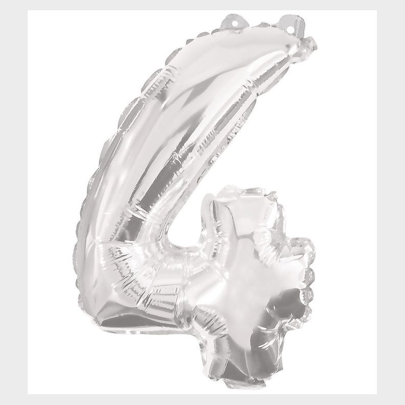 Decorata Party Foileballon - 95 cm - No 4 - Slv