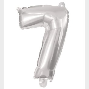 Decorata Party Foileballon - 95 cm - No 7 - Slv