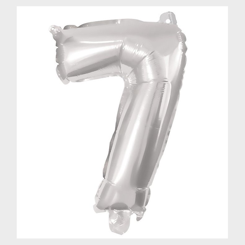Decorata Party Foileballon - 95 cm - No 7 - Slv