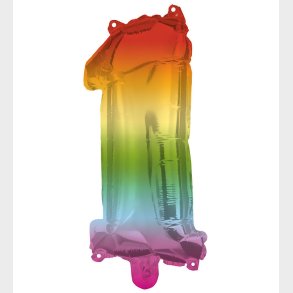 Decorata Party Foileballon - 95 cm - No 1 - Rainbow