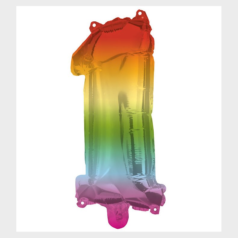 Decorata Party Foileballon - 95 cm - No 1 - Rainbow