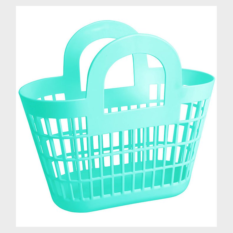 Sun Jellies Kurv - 17x30x33 cm - Rosie - Seafoam