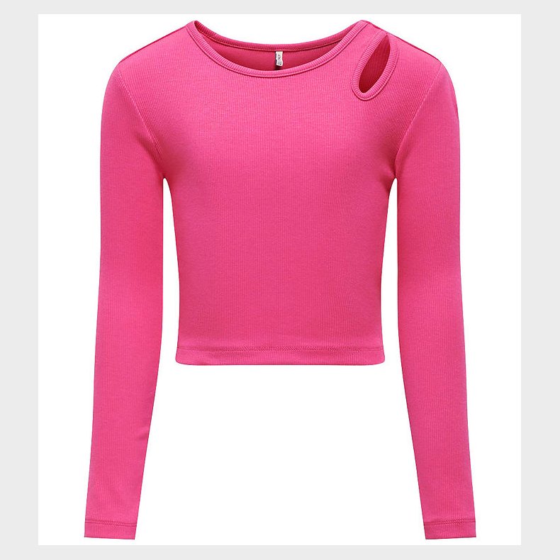 Kids Only Bluse - Rib - KogNessa - Fuchsia Purple