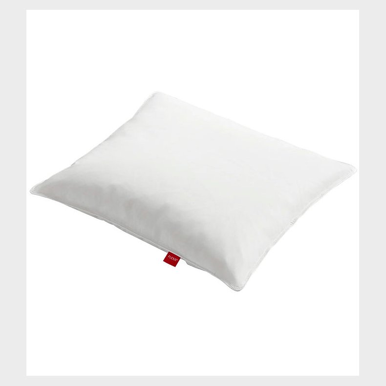 Flexa Hovedpude - Andedun - 60x63 cm - Sleep - Hvid